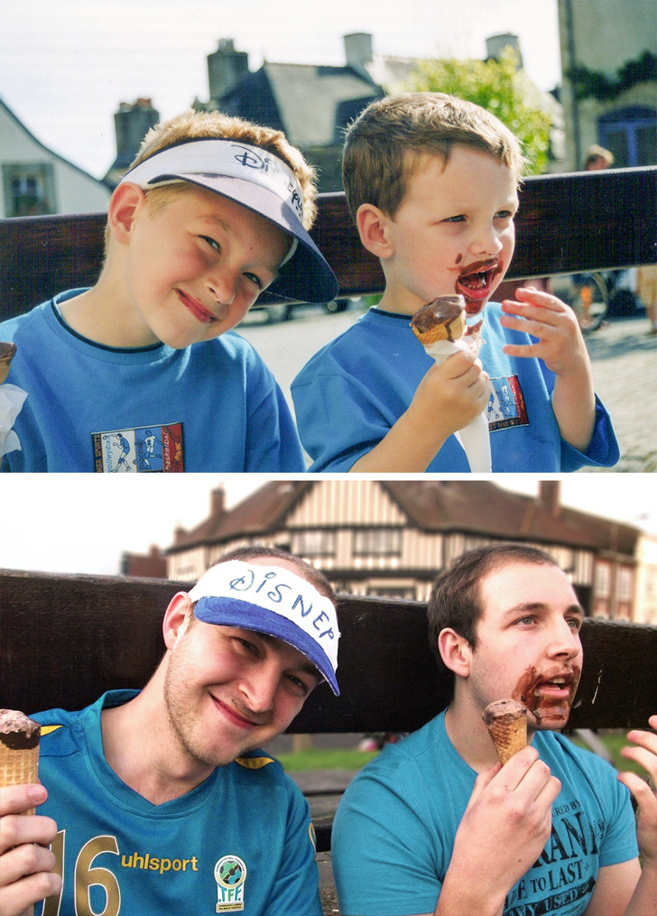 25 осіб відтворили свої дитячі фото, і вийшло кумедно