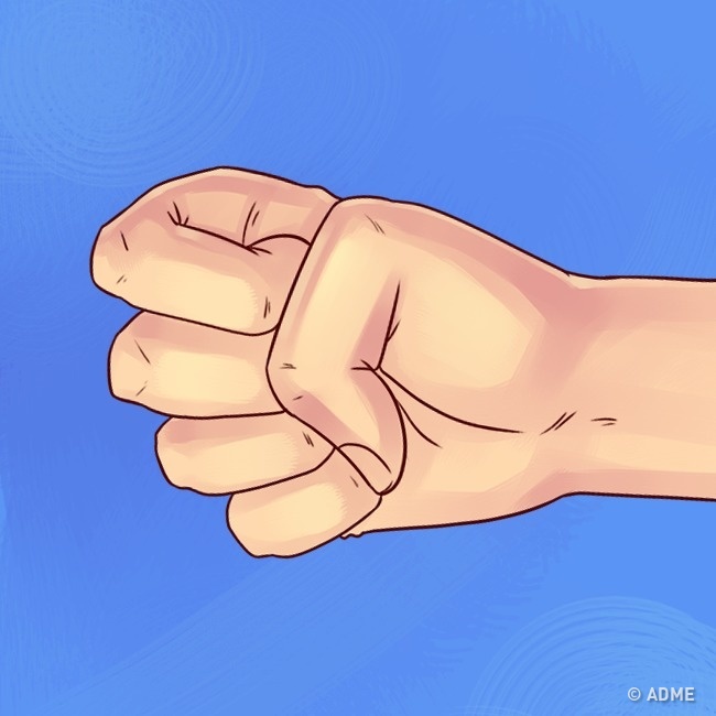 4 форми кулака, які розкривають основні риси вашої особистості