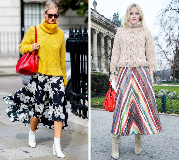 8 стильних способів носити сукні в холодну пору року і не мерзнути