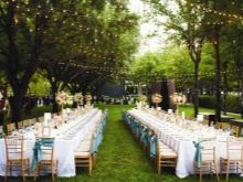 Прикраса залу на весілля (86 фото): оформлення весільного банкетного приміщення в стилі «рустик» та інших