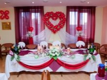 Прикраса залу на весілля (86 фото): оформлення весільного банкетного приміщення в стилі «рустик» та інших