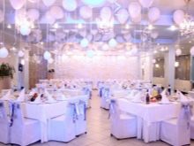 Прикраса залу на весілля (86 фото): оформлення весільного банкетного приміщення в стилі «рустик» та інших