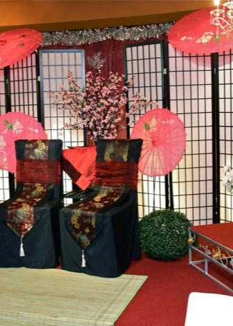 Прикраса залу на весілля (86 фото): оформлення весільного банкетного приміщення в стилі «рустик» та інших