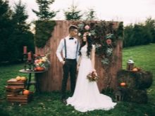 Прикраса залу на весілля (86 фото): оформлення весільного банкетного приміщення в стилі «рустик» та інших