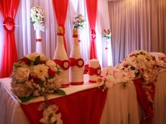 Прикраса залу на весілля (86 фото): оформлення весільного банкетного приміщення в стилі «рустик» та інших