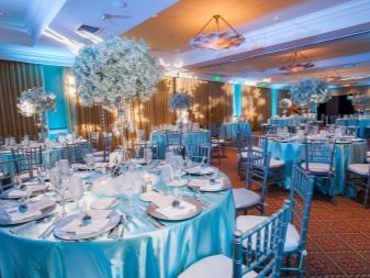 Прикраса залу на весілля (86 фото): оформлення весільного банкетного приміщення в стилі «рустик» та інших