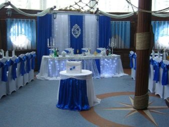 Прикраса залу на весілля (86 фото): оформлення весільного банкетного приміщення в стилі «рустик» та інших