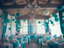 Прикраса залу на весілля (86 фото): оформлення весільного банкетного приміщення в стилі «рустик» та інших