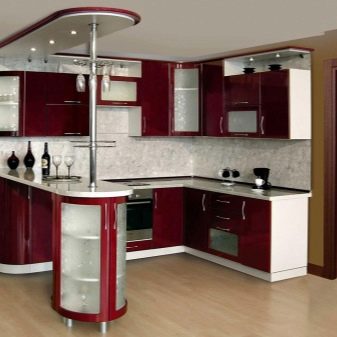 Проект кутової кухні (34 фото): дизайн-планування кухонних гарнітурів з правим і лівим кутом, варіанти розміщення меблів