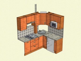 Проект кутової кухні (34 фото): дизайн-планування кухонних гарнітурів з правим і лівим кутом, варіанти розміщення меблів