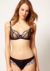 Прозорий ліфчик (69 фото): моделі бюстгальтера з прозорою спиною і лямками