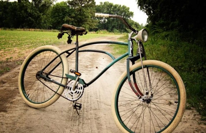 Ретровелосипед (28 фото): старовинний вінтажний жіночий велосипед з великим переднім колесом і кошиком, інші моделі