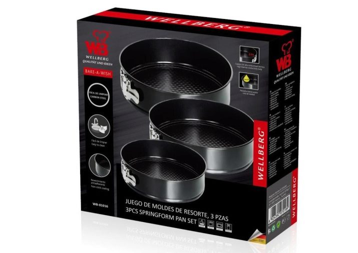 Роз’ємні форми для випічки (23 фото): як користуватися розсувний формою? Квадратні, круглі і інші види посуду зі знімним дном, відгуки користувачів