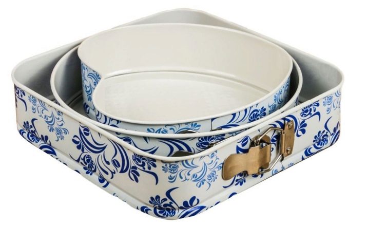 Роз’ємні форми для випічки (23 фото): як користуватися розсувний формою? Квадратні, круглі і інші види посуду зі знімним дном, відгуки користувачів