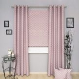 Рожеві штори в спальні (43 фото): сірий інтер’єр зі шторами ніжно-рожевого кольору і інші варіанти