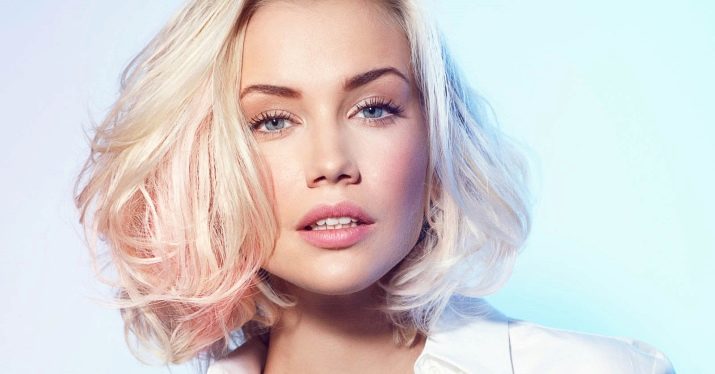 Рожевий блонд (61 фото): фарбування волосся в колір блонд з рожевим відтінком, перлинно-рожевий, бежево-рожевий блонд і інші модні тони 2020