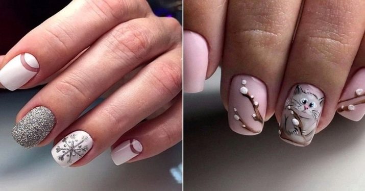 Рожевий манікюр (123 фото): красивий яскраво-рожевий манікюр з сірим кольором і сріблом, місячний декор та ідеї блискучих малюнків з смужками
