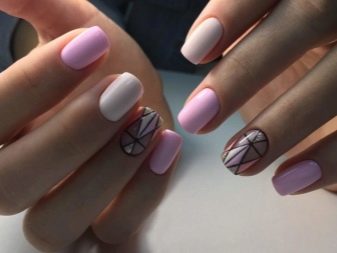 Рожевий манікюр (123 фото): красивий яскраво-рожевий манікюр з сірим кольором і сріблом, місячний декор та ідеї блискучих малюнків з смужками