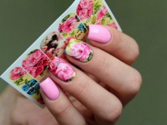 Рожевий манікюр (123 фото): красивий яскраво-рожевий манікюр з сірим кольором і сріблом, місячний декор та ідеї блискучих малюнків з смужками