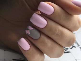Рожевий манікюр (123 фото): красивий яскраво-рожевий манікюр з сірим кольором і сріблом, місячний декор та ідеї блискучих малюнків з смужками
