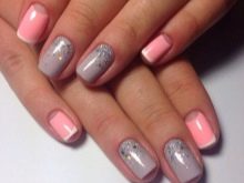 Рожевий манікюр (123 фото): річний дизайн нігтів лаком кольору пильна троянда і темно-перламутрового відтінку