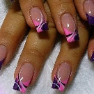 Рожево-фіолетовий манікюр (44 фото): ідеї дизайну нігтів за допомогою лаку