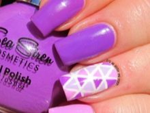 Рожево-фіолетовий манікюр (44 фото): ідеї дизайну нігтів за допомогою лаку