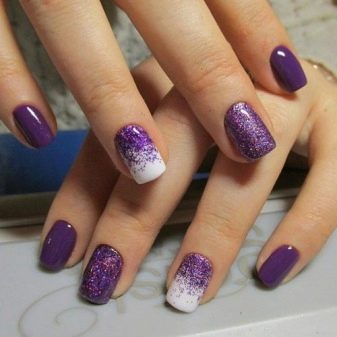 Рожево-фіолетовий манікюр (44 фото): ідеї дизайну нігтів за допомогою лаку