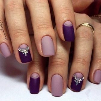 Рожево-фіолетовий манікюр (44 фото): ідеї дизайну нігтів за допомогою лаку