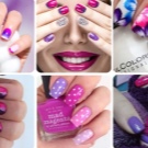 Рожево-фіолетовий манікюр (44 фото): ідеї дизайну нігтів за допомогою лаку