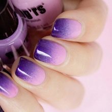 Рожево-фіолетовий манікюр (44 фото): ідеї дизайну нігтів за допомогою лаку