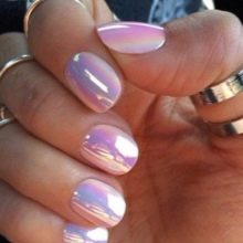 Рожево-фіолетовий манікюр (44 фото): ідеї дизайну нігтів за допомогою лаку