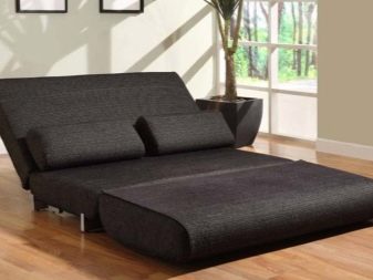 Розкладні дивани без підлокітників: моделі шириною 120, 130 і 140 см, маленькі 100 і 110 см, переваги і недоліки