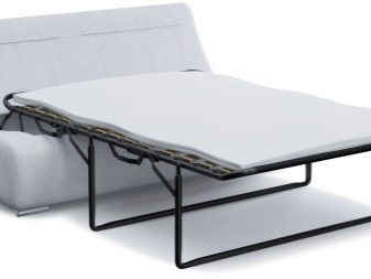 Розкладні дивани без підлокітників: моделі шириною 120, 130 і 140 см, маленькі 100 і 110 см, переваги і недоліки