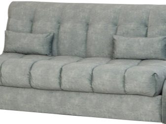 Розкладні дивани без підлокітників: моделі шириною 120, 130 і 140 см, маленькі 100 і 110 см, переваги і недоліки