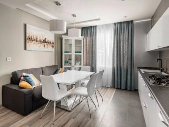 Розкладні дивани на кухню (60 фото): маленькі кухонні диванчики зі спальним місцем, розсувні французькі дивани-розкладачки і інші види