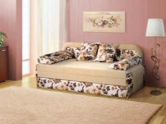 Розкладні дивани-софи (34 фото): вибираємо односпальний розсувний диван-ліжко, плюси і мінуси, матеріали та дизайн