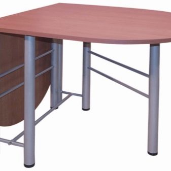 Розкладний обідній стіл-книжка для вітальні: як вибрати вузький стіл-трансформер для залу круглої і квадратної форми?