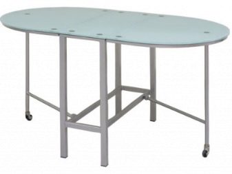 Розкладний обідній стіл-книжка для вітальні: як вибрати вузький стіл-трансформер для залу круглої і квадратної форми?