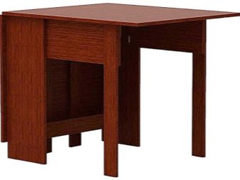 Розкладний обідній стіл-книжка для вітальні: як вибрати вузький стіл-трансформер для залу круглої і квадратної форми?