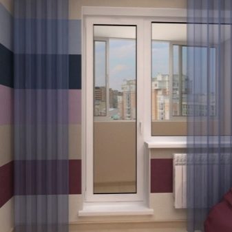 Розміри балконних дверей: стандартна ширина пластикових дверей, стандарт висоти дверей з ПВХ на балкон в панельному будинку