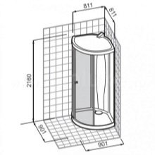 Розміри душових кабін (29 фото): огляд мінімальних і звичайних розмірів, великі варіанти. Як підібрати оптимальний – комфортний розмір?