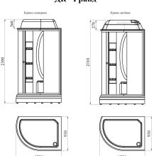 Розміри душових кабін (29 фото): огляд мінімальних і звичайних розмірів, великі варіанти. Як підібрати оптимальний – комфортний розмір?