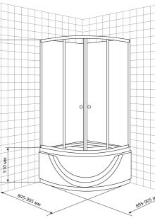 Розміри душових кабін (29 фото): огляд мінімальних і звичайних розмірів, великі варіанти. Як підібрати оптимальний – комфортний розмір?