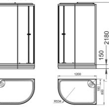 Розміри душових кабін (29 фото): огляд мінімальних і звичайних розмірів, великі варіанти. Як підібрати оптимальний – комфортний розмір?