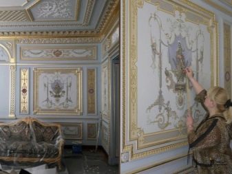 Розпис вітальні: вибір техніки і тематики малюнків для розпису стін у залі