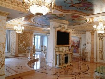 Розпис вітальні: вибір техніки і тематики малюнків для розпису стін у залі