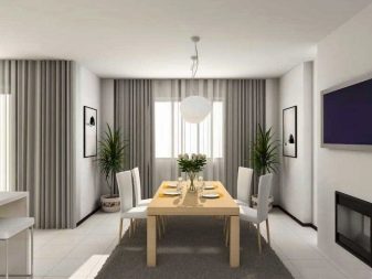 Сірі штори в інтер’єрі вітальні (60 фото): біло-сріблясті штори в залі, сіро-зелені, сіро-блакитні, сіро-бежеві комбінації в шторах