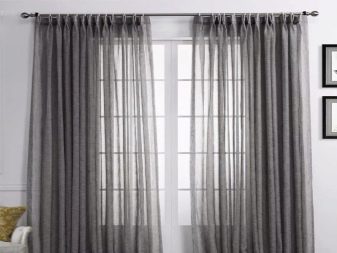 Сірі штори в інтер’єрі вітальні (60 фото): біло-сріблясті штори в залі, сіро-зелені, сіро-блакитні, сіро-бежеві комбінації в шторах