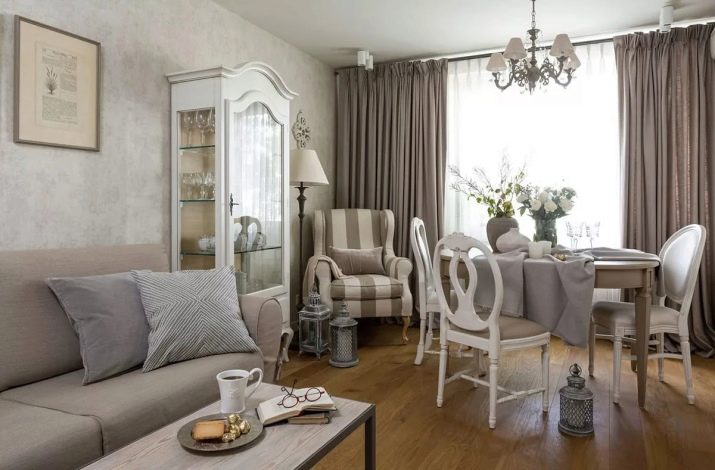 Сірі штори в інтер’єрі вітальні (60 фото): біло-сріблясті штори в залі, сіро-зелені, сіро-блакитні, сіро-бежеві комбінації в шторах